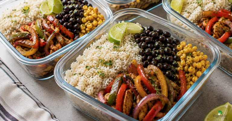 Fajita Bowl Meal Prep: Veggie-Packed & High-Protein